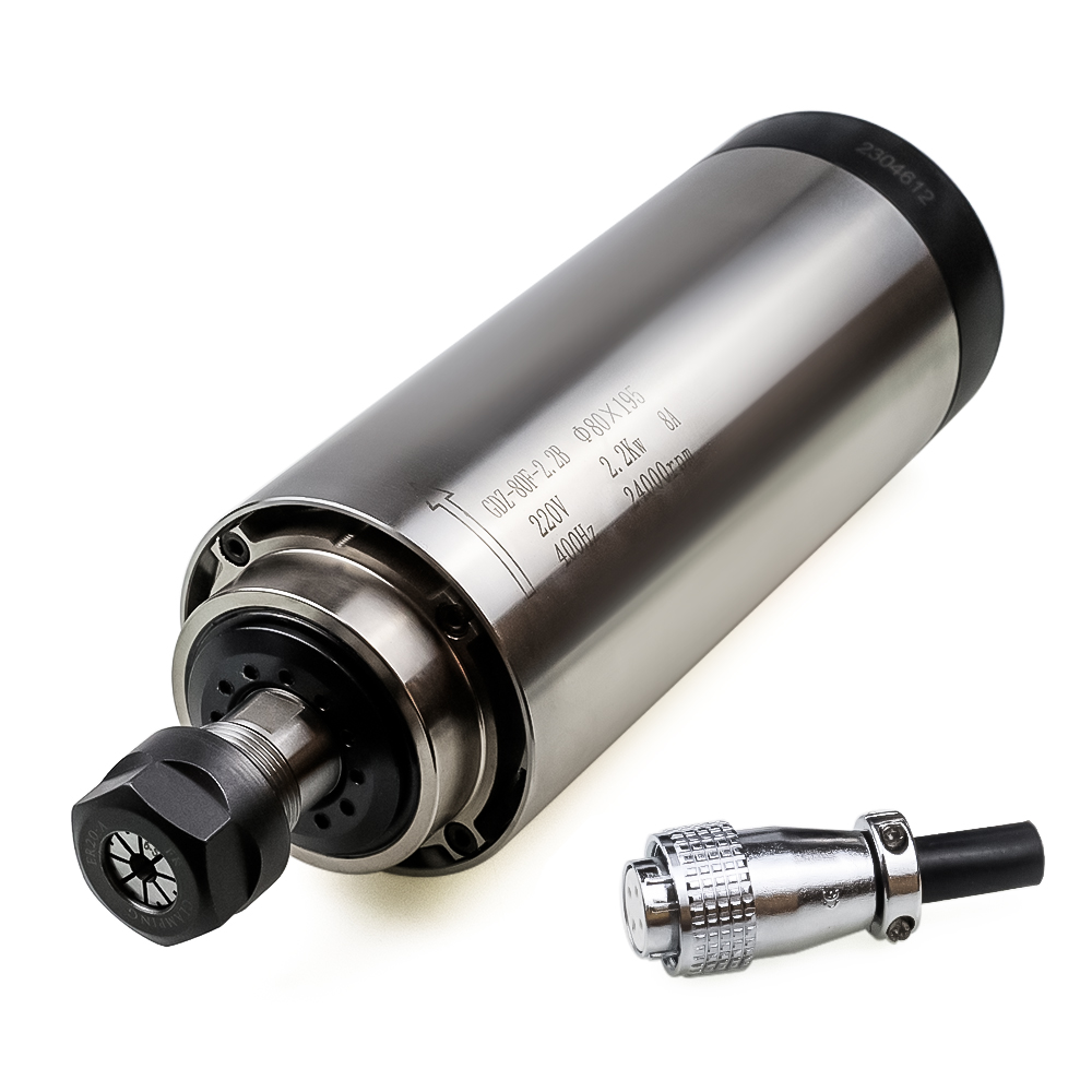 Air Cooled 1.5Kw Spindle Motor Inverter 110V - Комплект шпиндельного двигателя с ЧПУ, 2,2