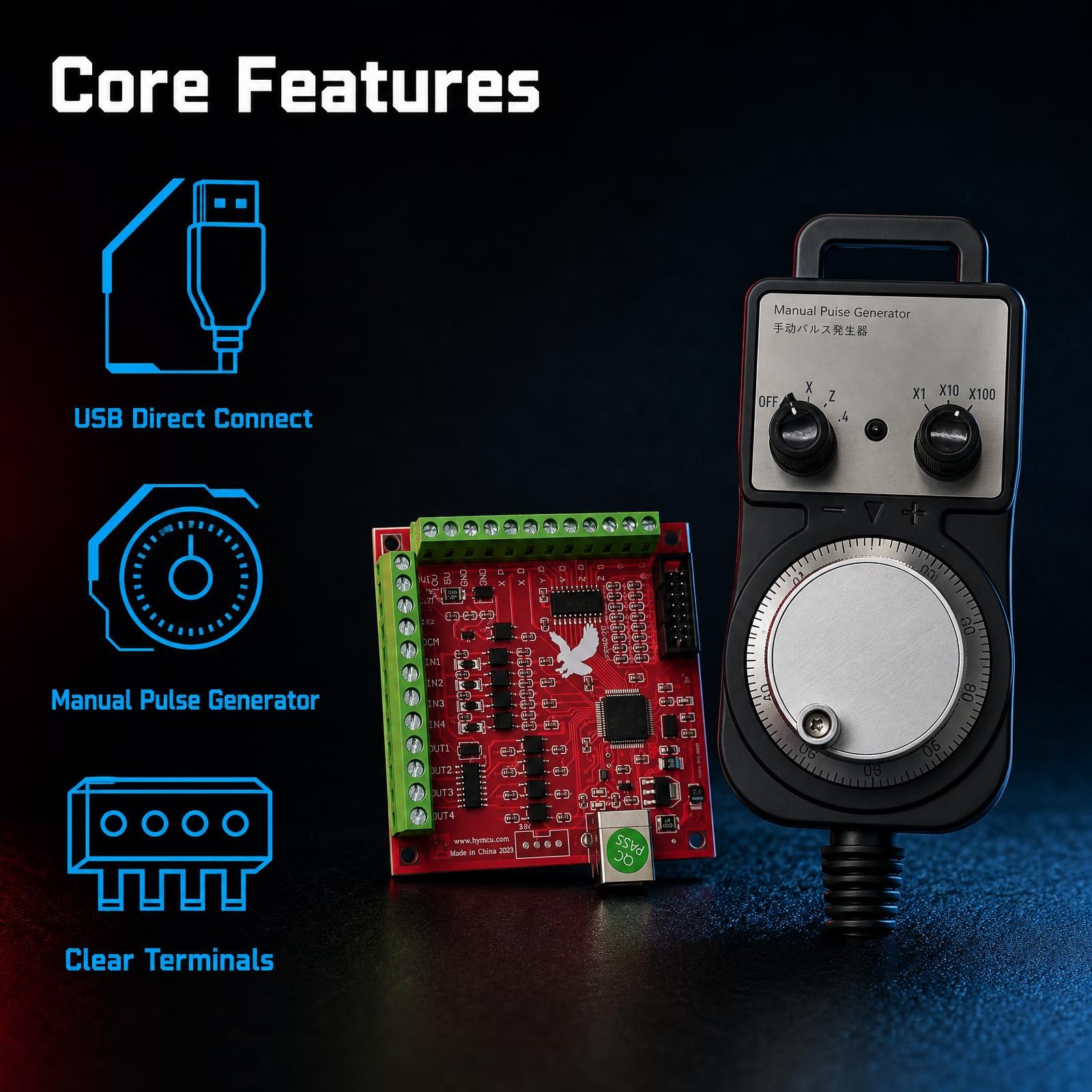 4-осевая USB-плата управления  – обзор и цена Mach3 Usb Cnc Controller 4 Axis 100Khz