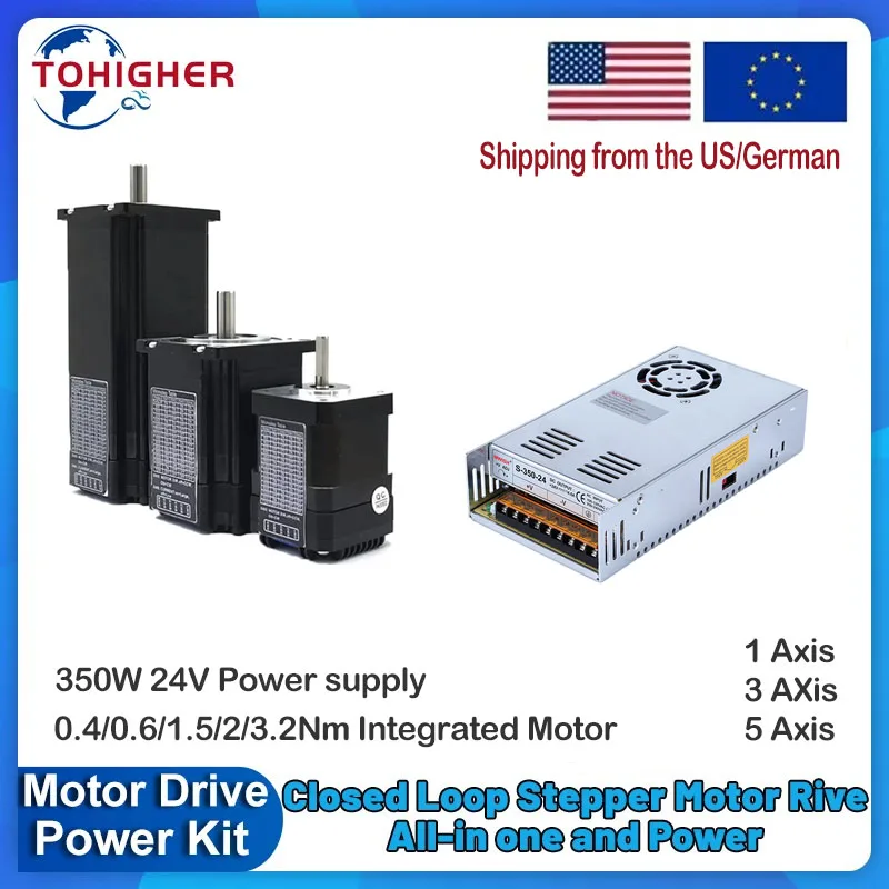 Nema17 Nema23 Драйвер шагового – обзор и цена Nema 23 Closed Loop Stepper Motor Driver Kit
