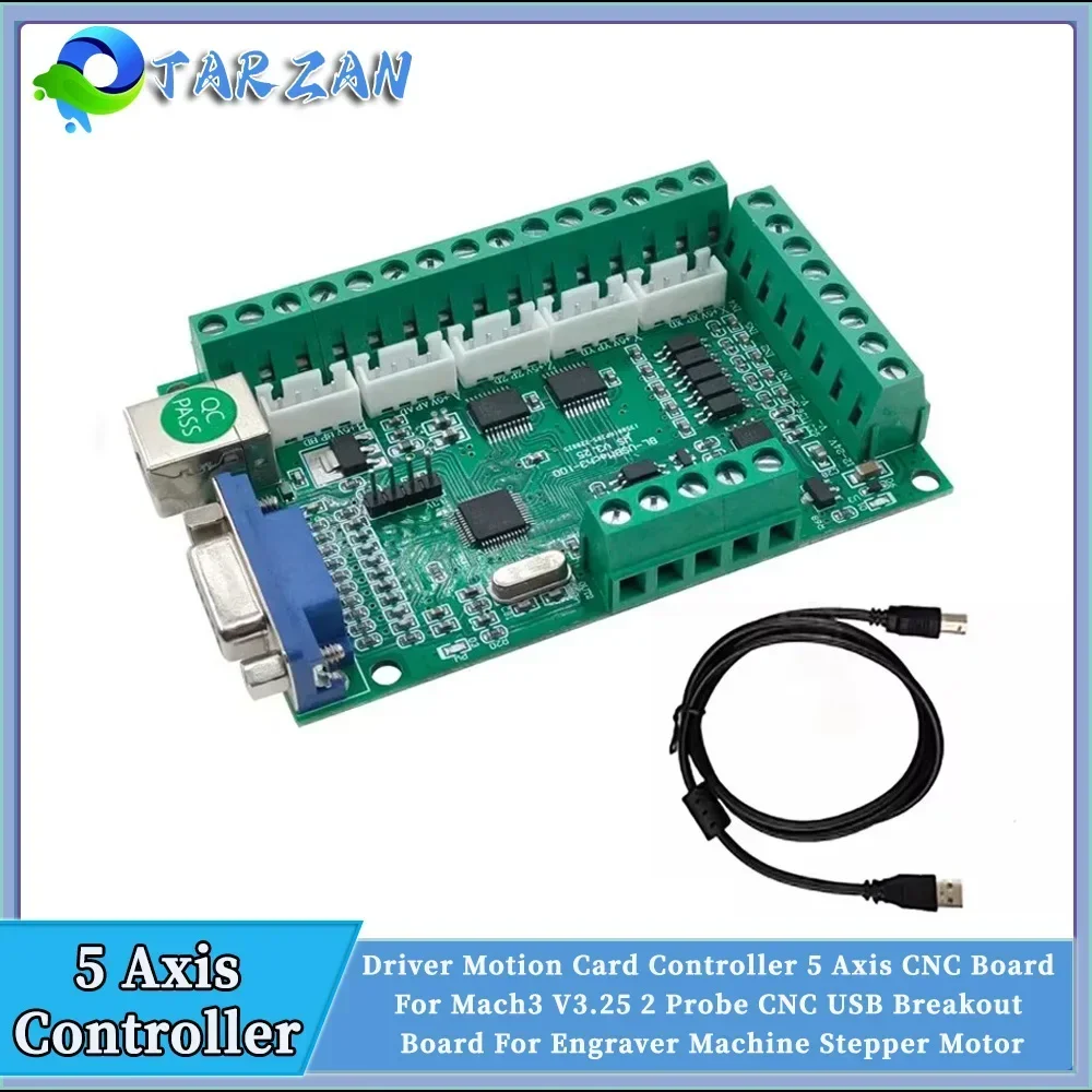 5-осевая интерфейсная плата с  – обзор и цена 5 Axis Cnc Breakout Board Interface Mach3