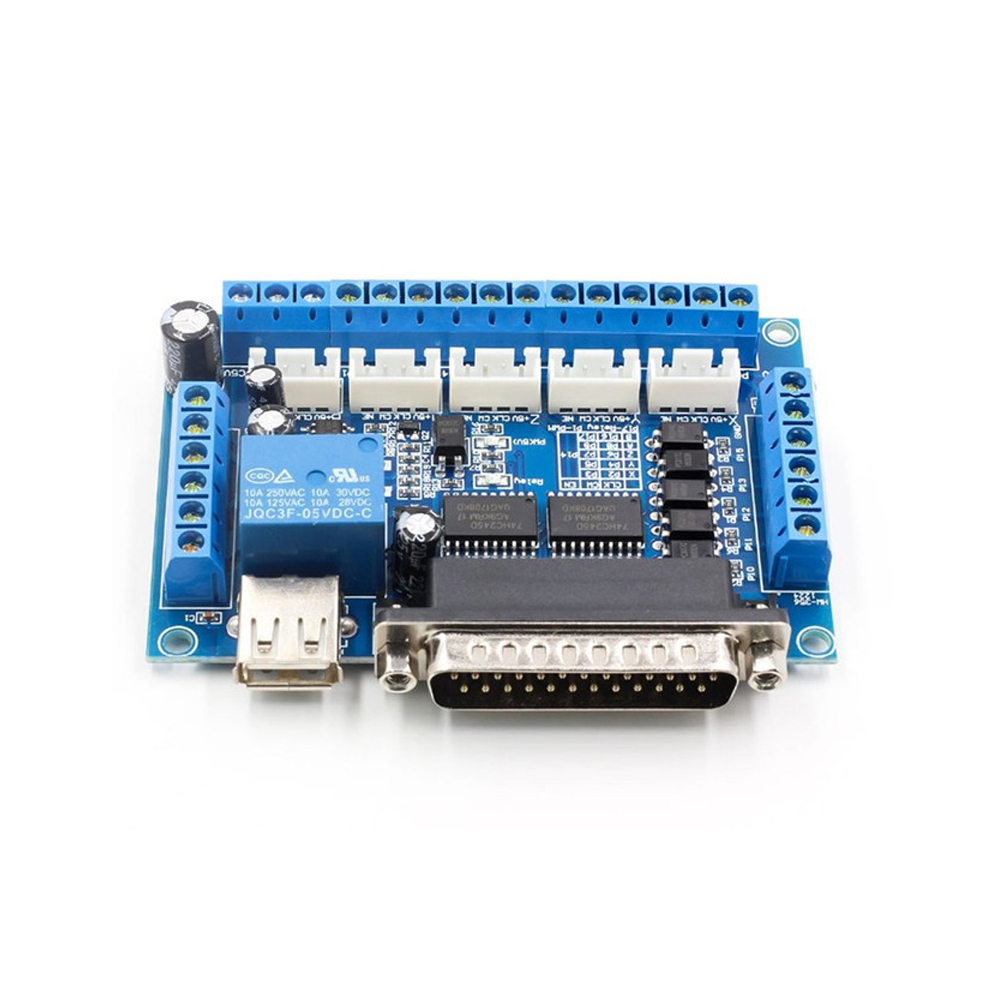 5-осевой адаптер интерфейса с  – обзор и цена 5 Axis Cnc Breakout Board Interface Mach3