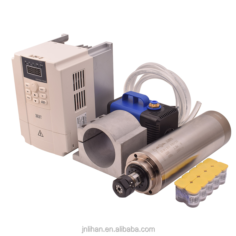 Комплект инвертора для двигате – обзор и цена 2.2Kw Water Cooled Spindle Kit Vfd